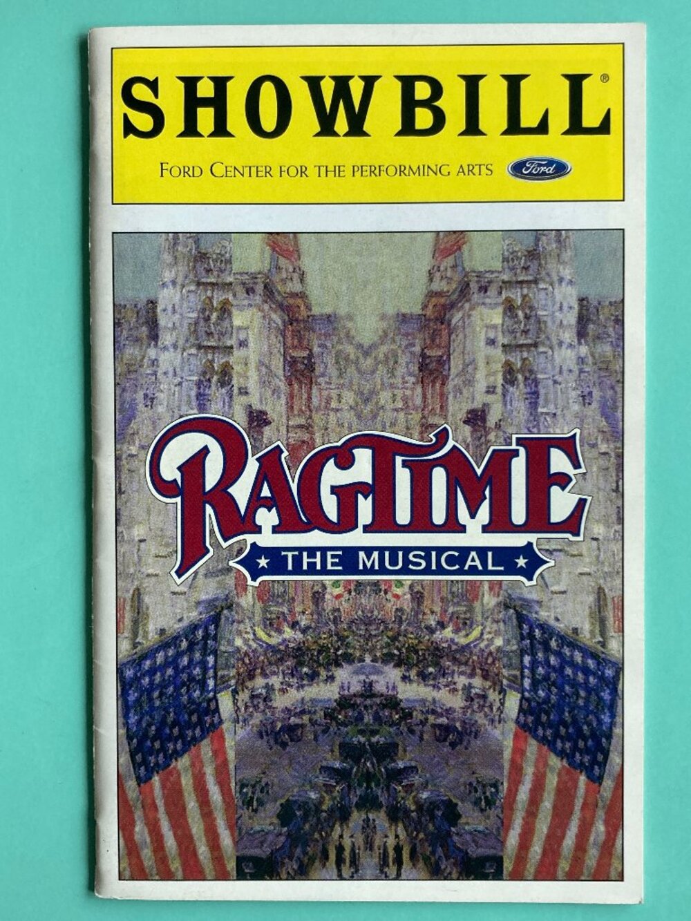 Signed Ragtime Playbill JOHN RUBINSTEIN DONNA BULLOCK MARK JACOBY January 1999